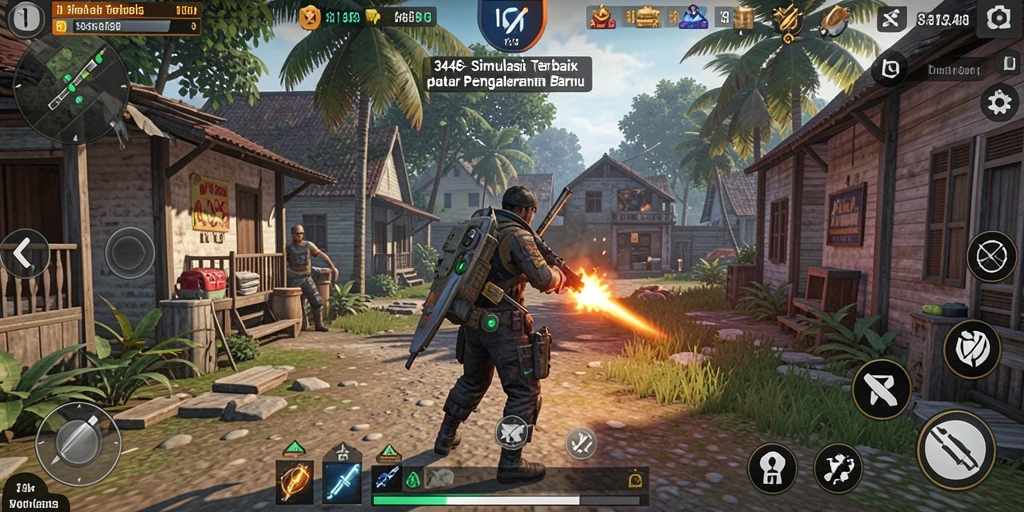 Tangkapan layar utama dari gameplay Simulation yang seru.
