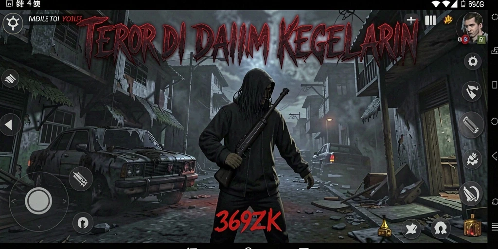 Screenshot utama dari gameplay menakutkan di 369ZK.