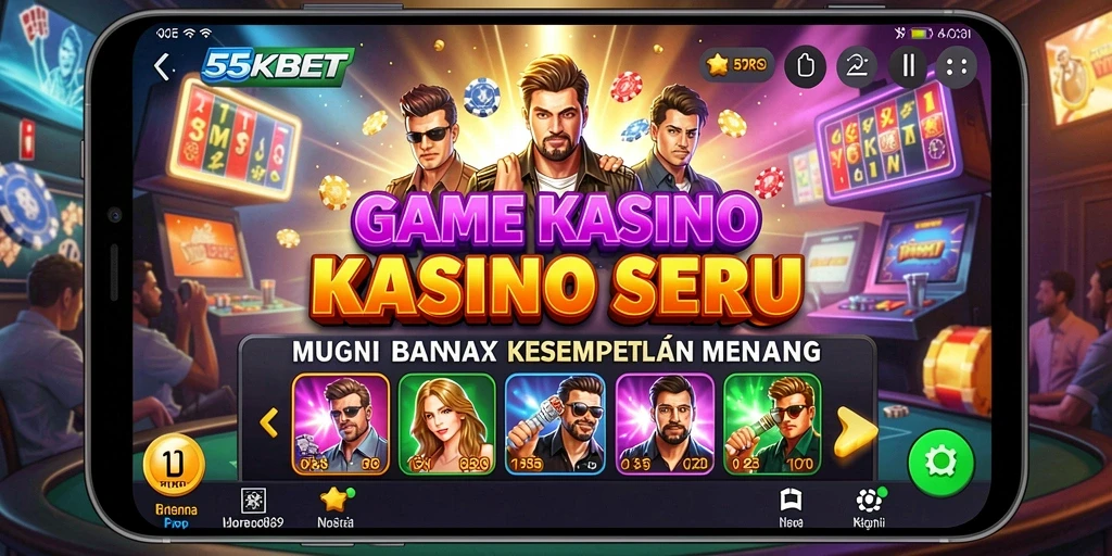 Tangkapan layar gameplay menarik dari 55KBET yang menampilkan suasana Kasino.