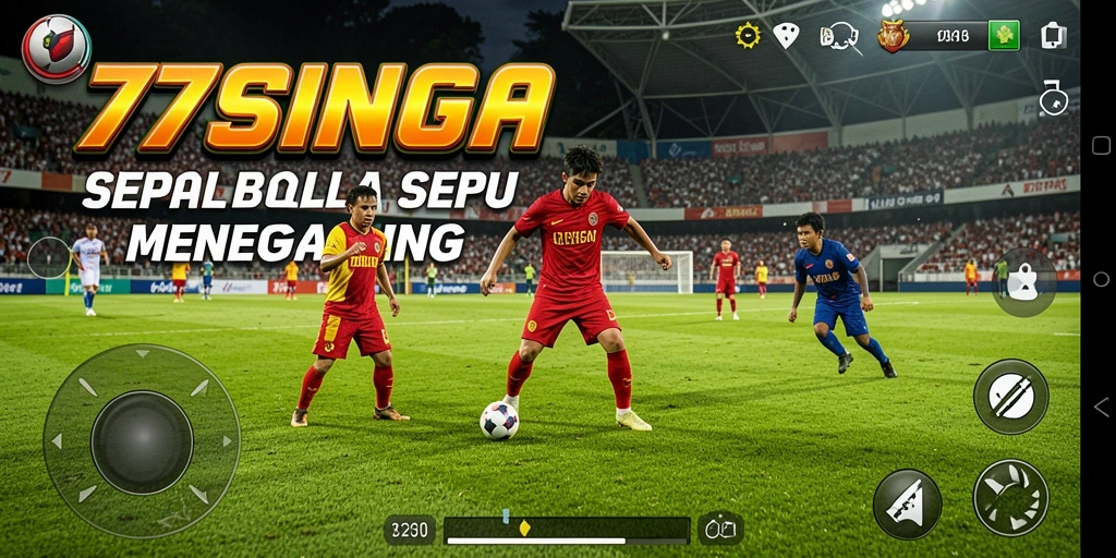 Tampilan gameplay <strong>77SINGA</strong> yang seru dan menegangkan saat pertandingan.