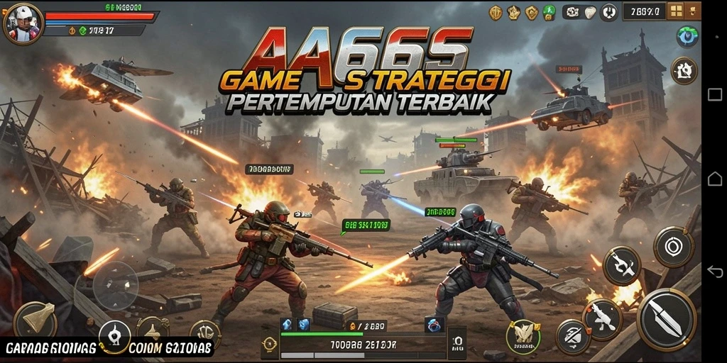 Screenshot gameplay <strong>AA666</strong> yang menunjukkan strategi pertempuran yang mendebarkan.