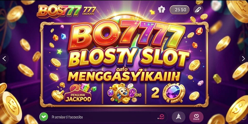 Screenshot gameplay Slot BOS777 yang penuh warna dan mendebarkan.