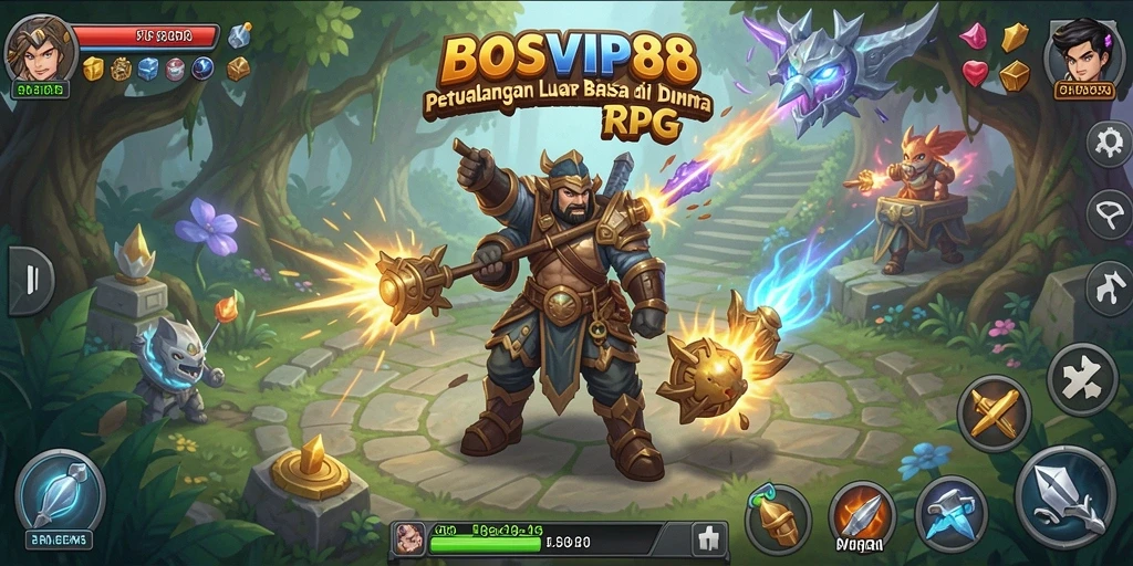 Gameplay seru bosvip88 dengan karakter dan petualangan menakjubkan.