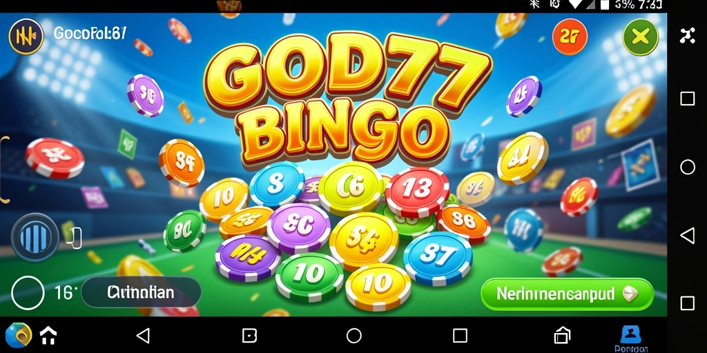 Gameplay seru Bingo di GOD77 dengan interaksi antar pemain.