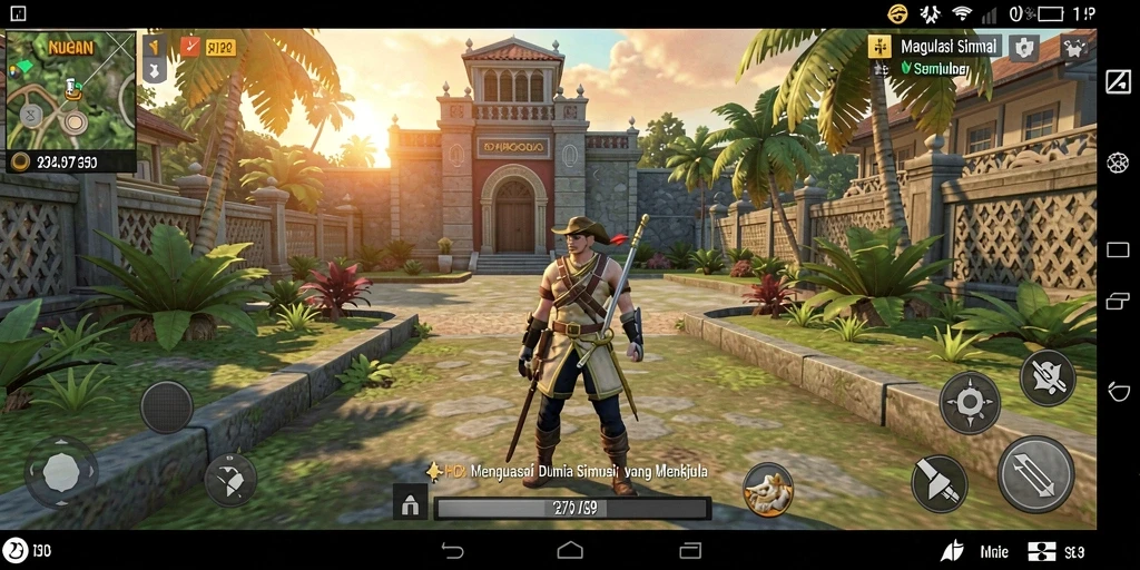 Gameplay <strong>HO3</strong> menunjukkan interaksi karakter dalam simulasi mendalam.