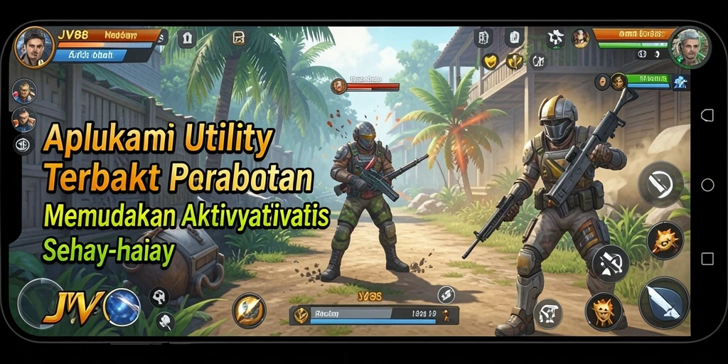 Screenshot utama JV88 menampilkan antarmuka aplikasi Utility yang intuitif.