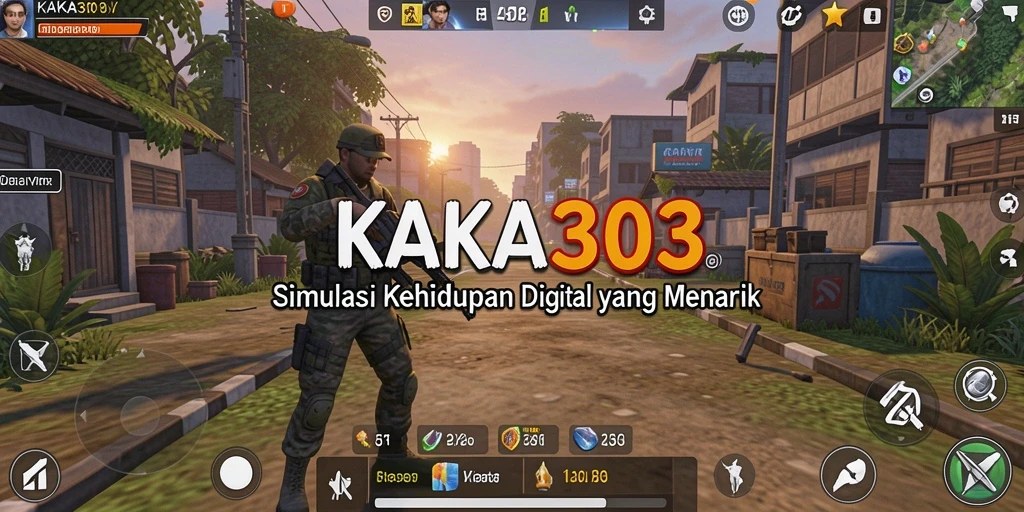 Screenshot utama KAKA303 menunjukkan keseruan gameplay simulasi kehidupan.