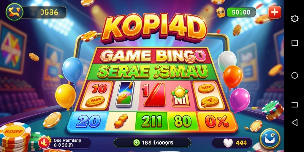 Tampilan antarmuka gameplay Bingo yang menarik di KOPI4D.