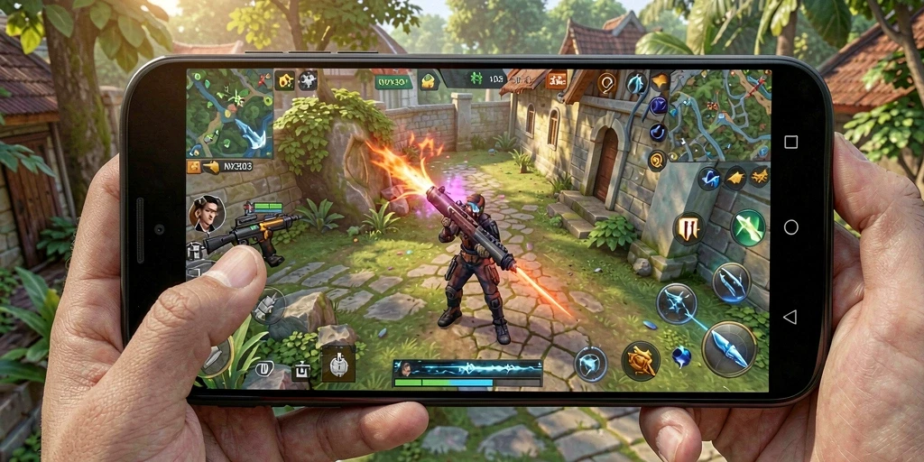 Tampilan antarmuka NX303 yang intuitif dan mudah digunakan.