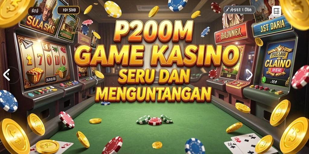 Screenshot utama P200M menunjukkan gameplay menarik dan grafis berkualitas tinggi.