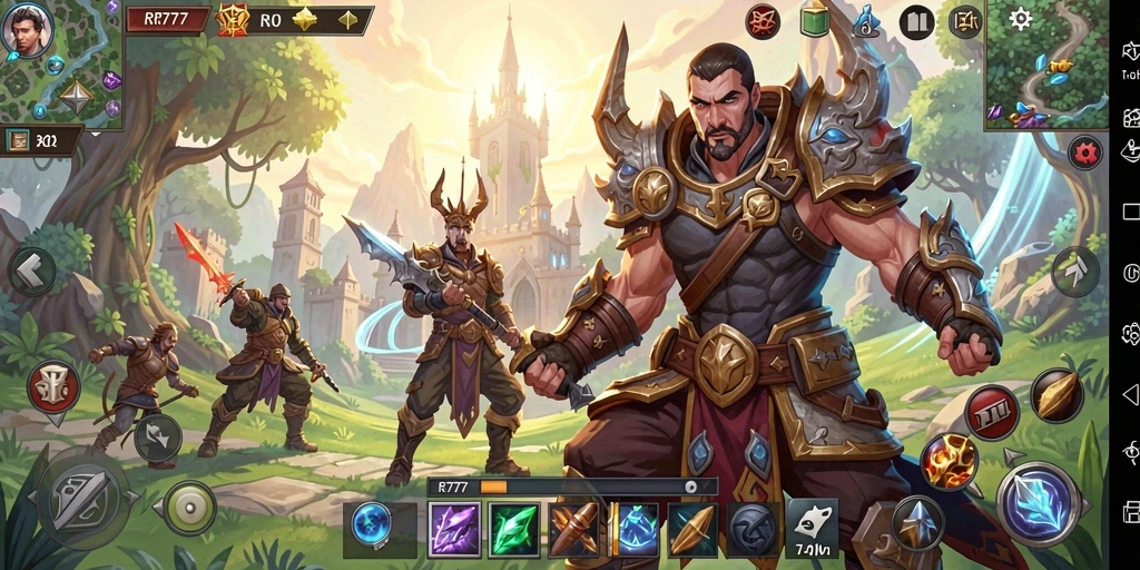 Screenshot dari gameplay menarik di <strong>RR777</strong>, menampilkan pertarungan epik dan eksplorasi dunia.