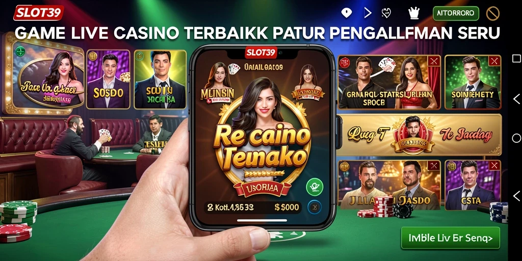 Tampilan gameplay menarik dari SLOT39 yang menunjukkan aksi kasino langsung.