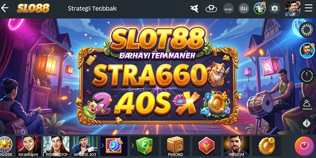 Gameplay SLOT88 yang menampilkan strategi dan slot secara bersamaan.