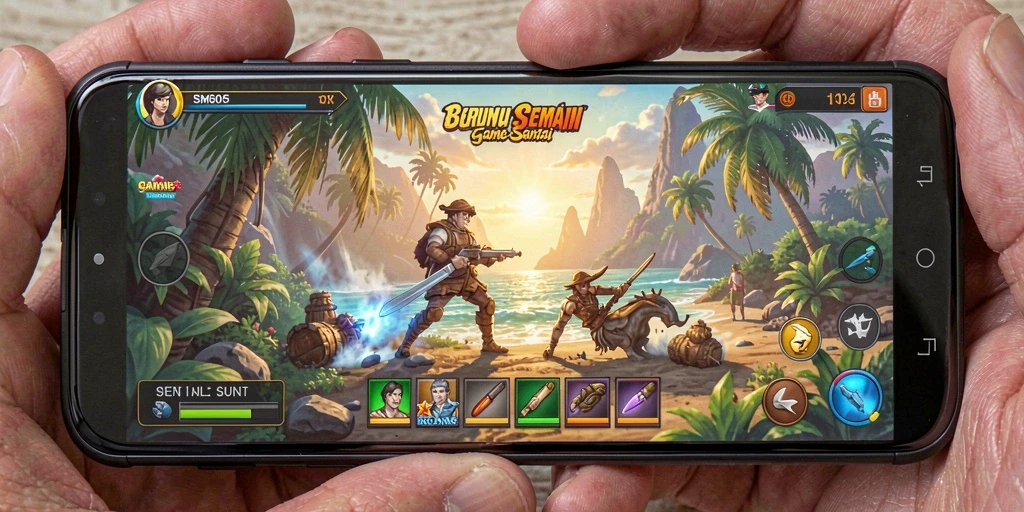 Tampilan menarik dari gameplay seru SM605 yang menggugah selera.