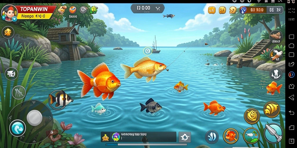 Gameplay seru TOPANWIN menampilkan pengalaman memancing yang mendebarkan.