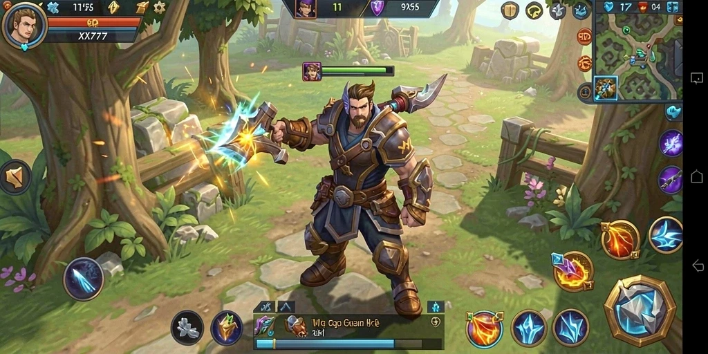 Screenshot menampilkan aksi seru dalam gameplay ARPG XXX777.