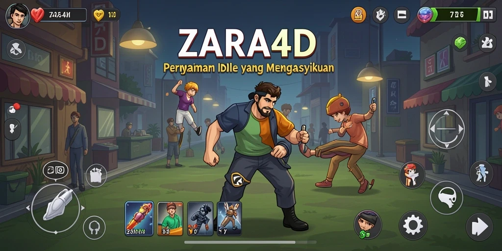 Screenshot gameplay ZARA4D yang menunjukkan keseruan dalam mengumpulkan sumber daya.